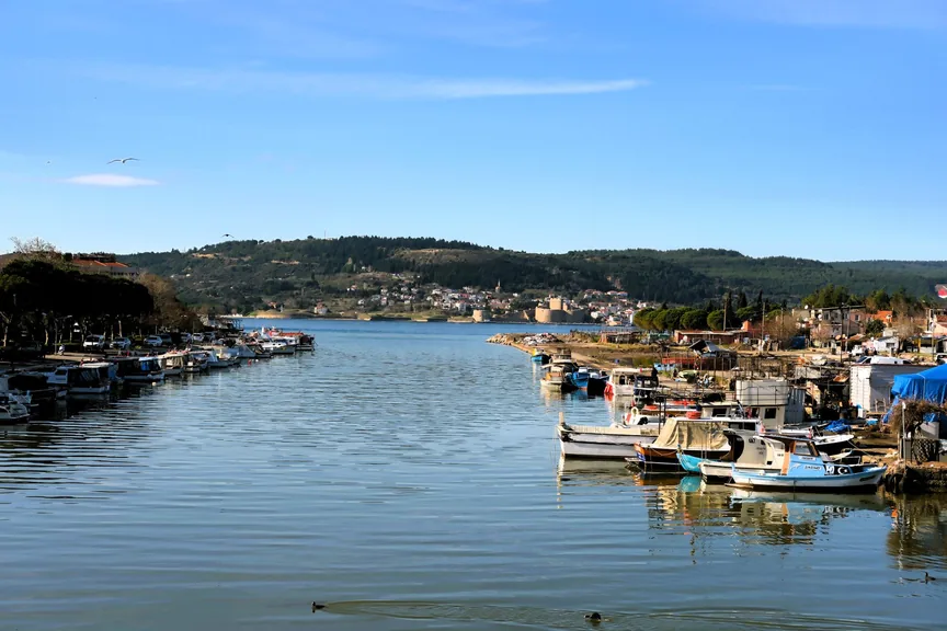 Ezine Çanakkale konum haritasi