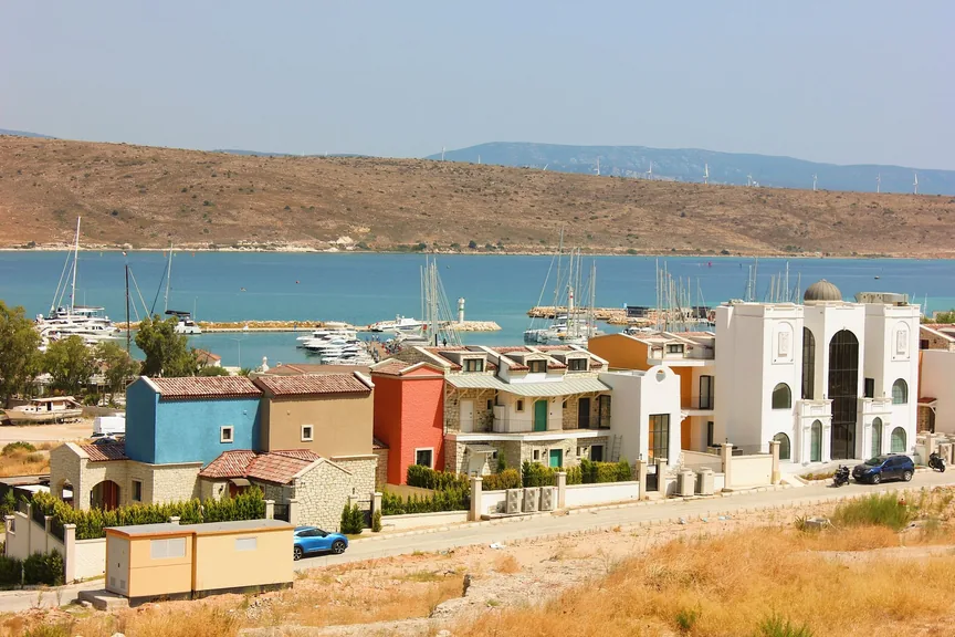 Çeşme İzmir konum haritasi